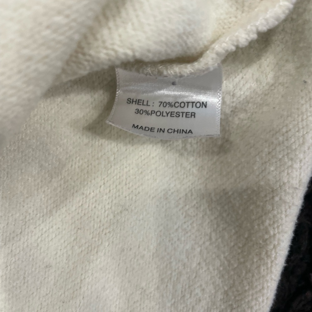 Frasier Sterling Cream Cropped Butterfly Sweatshirt - Picture 7 of 7